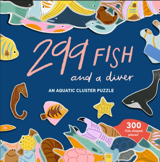 299 Fish And A Diver 300 Piece Puzzle -Children Toys Store 299fish adiverpuzzle1