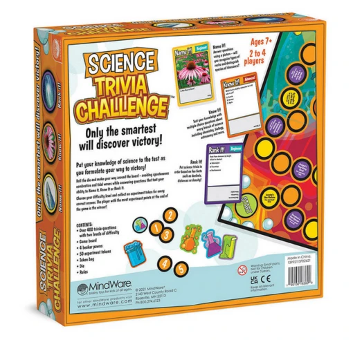 MindWare Science Trivia Challenge -Children Toys Store 67d1c30942de702d72a9f8c749c6858d