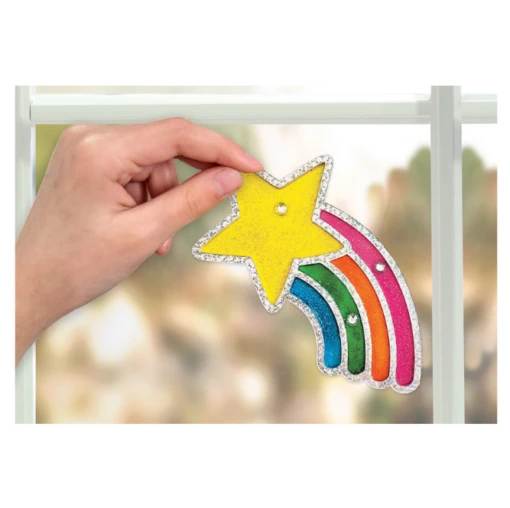 Rainbow Sprinkles Easy Sparkle Window Art -Children Toys Store 77ec5557e38866299213dc9a5ac87ec7