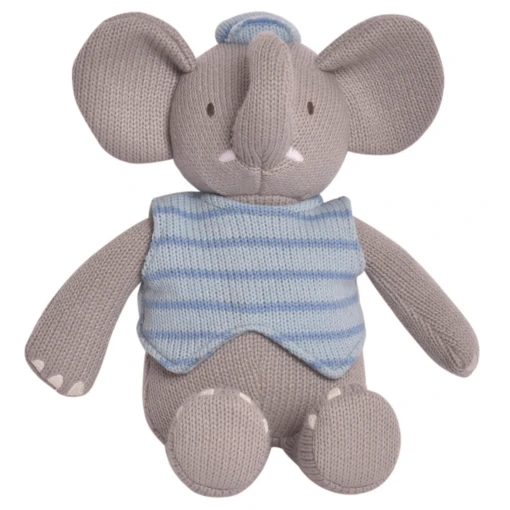 Tikiri Alvin The Elephant Knitted Plush -Children Toys Store 78237 alvin knitted plush