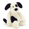 JELLYCAT Small Bashful Black & Cream Puppy -Children Toys Store 81896e24fdba3843e6f424a960dfd94e