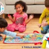 Busy Village Magic Reveal Pad Mat -Children Toys Store Bright stripes magic reveal discovery mat MRM 01 03 busybeetoys.net