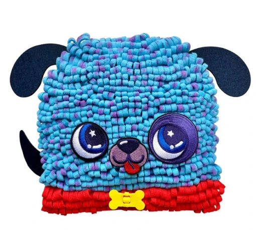 Puppy Magic Scrunch Pillow Kit -Children Toys Store Bright stripes magic scrunch pillow puppy SCR 004 03 busybeetoys.net