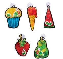 The Very Hungry Caterpillar Sticker Suncatchers -Children Toys Store CREATIVITY FOR KIDS eric carle very hungry caterpillar sticker suncatcher 02 BUSY BEE TOYS