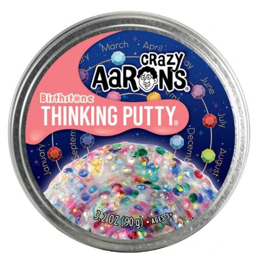 Birthstone Thinking Putty -Children Toys Store Crazy aaron Birth stone thinking putty BS020 busy bee toys