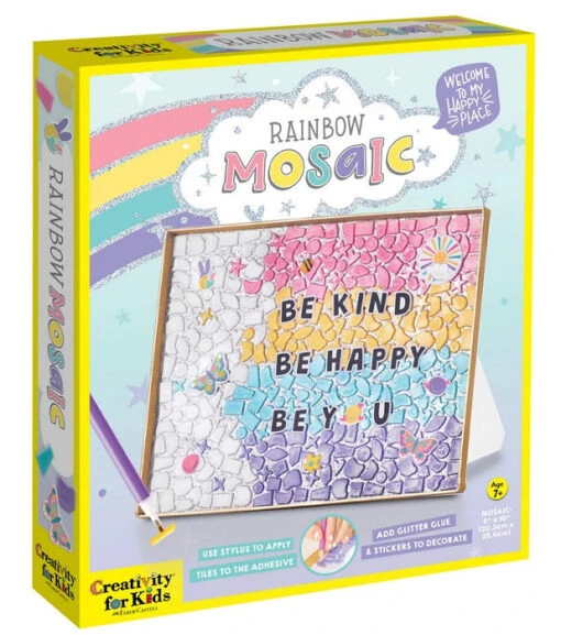 Rainbow Mosaic -Children Toys Store Creativity for kids rainbow mosaic 6381000 busybeetoys