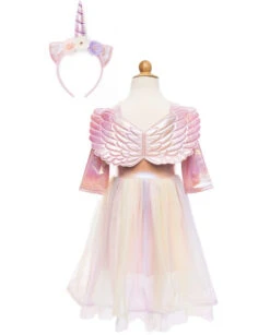 Great Pretenders Alicorn Dress With Wings & Headband, White, Size 5-6 -Children Toys Store Great pretender alicorn dress with wings headband 31013 02 busybeetoys.net 5081af69 1dce 4bba beac a426e75964c4