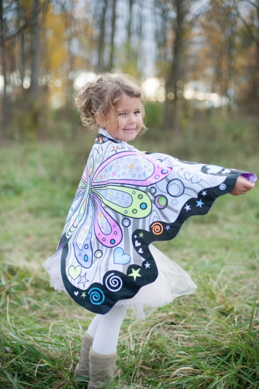 Great Pretenders Color-A-Butterfly Wings, Size 4-7 -Children Toys Store Great pretenders Colour aButterfly Wings busybeetoys.net