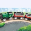 Hape Steam-Era Passenger Train -Children Toys Store Hape Steam Era Passenger Train E3719 busybeetoys.net