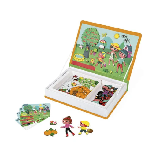 Janod 4 Seasons Magneti'Book -Children Toys Store Janod 4 seasons magneti book J02721 01 busybeetoys