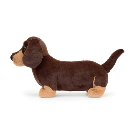 JELLYCAT Big Otto Sausage Dog -Children Toys Store Jellycat Big Otto Sausage Dog OT1SD side busybeetoys.net