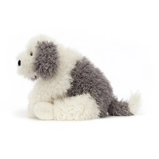 JELLYCAT Floofie Sheepdog -Children Toys Store Jellycat Floofie Sheepdog flo1sd side busybeetoys.bet