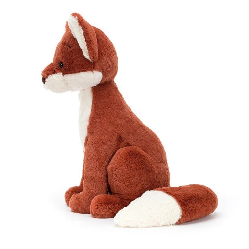 JELLYCAT Quinn Fox -Children Toys Store Jellycat Quinn Fox QU3FOX side busybeetoys