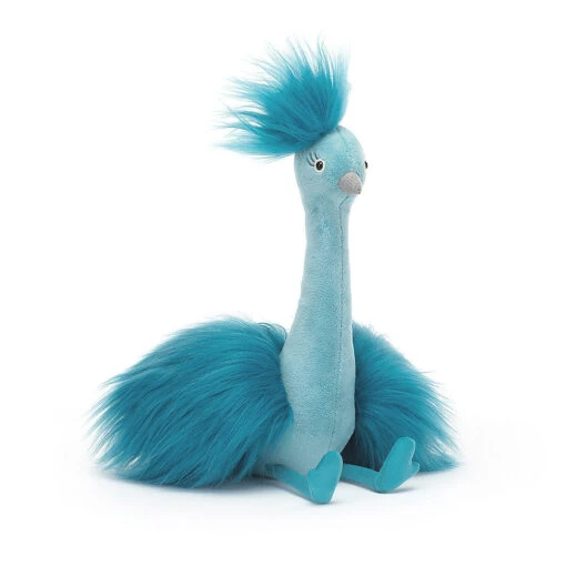 JELLYCAT Fou Fou Peacock -Children Toys Store Jellycat foufou peacock FOU3P busybeetoys.net