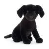 JELLYCAT Pippa Black Labrador -Children Toys Store Jellycat pippa black labrador dog PIP3BL busy bee toys