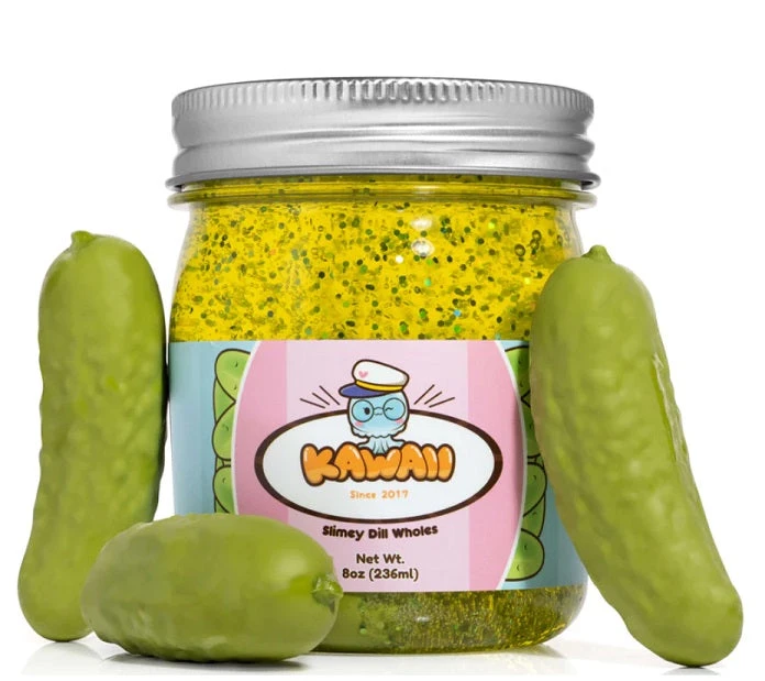 Children Toys Store -Children Toys Store Kawaii slimey dill pickle slime busybeetoys.net