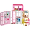 MATTEL Barbie 2-Level Doll House Playset -Children Toys Store Mattel Barbie dollhouse 2 levels 4 play areas busybeetoys