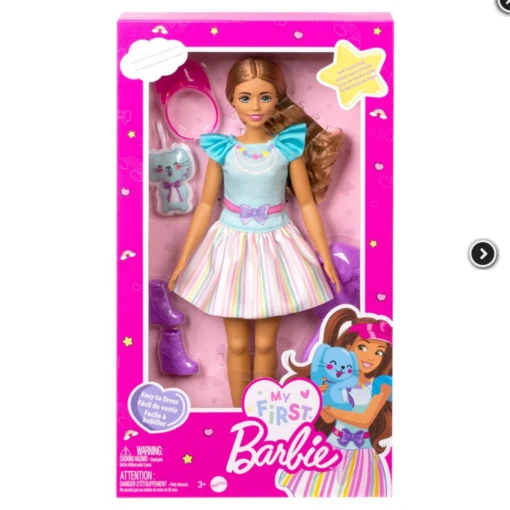 MATTEL My First Barbie Teresa Doll -Children Toys Store My First Barbie Teresa doll busybeetoys.net