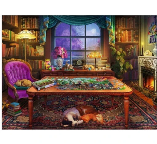 Ravensburger Puzzler's Place 750 Piece Puzzle -Children Toys Store Ravensburger puzzlers place 759 0 busybeetoys 16444 1