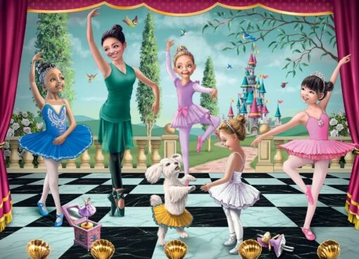 Ravensburger Ballet Rehearsal 60 Pc Puzzle -Children Toys Store ballet rehearsal puzzle