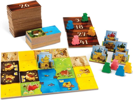 Kingdomino -Children Toys Store blue orange games Kingdomino 01 busybeetoys.net