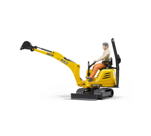 Bruder JCB Micro Excavator 8010 CTS And Construction Worker -Children Toys Store bruder jcb excavator 01 busy bee toys