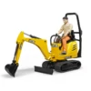 Bruder JCB Micro Excavator 8010 CTS And Construction Worker -Children Toys Store bruder jcb excavator busy bee toys