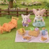 Fennec Fox Sister & Baby's Sunny Picnic Set -Children Toys Store calico critters FennecFoxSister Baby sSunnyPicnicSet busybeetoys