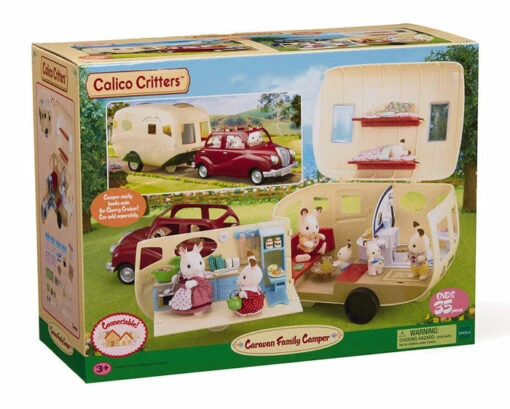 Caravan Family Camper -Children Toys Store calico critters caravan camper box busybeetoys