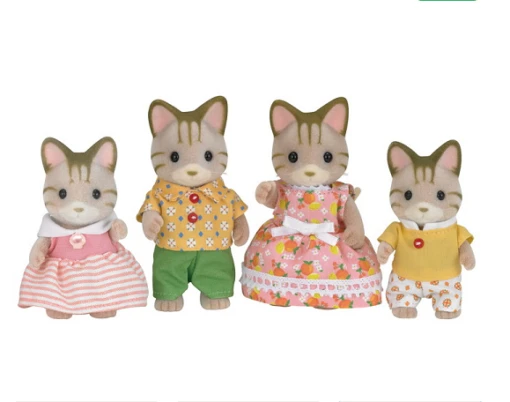 Sandy Cat Family -Children Toys Store calico critters sandy cat family busybeetoysnet