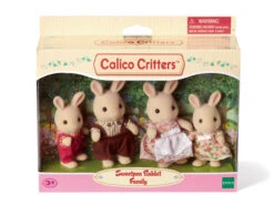 Milk Rabbit Family -Children Toys Store calico critters sweetpea rabbit family busybeetoys