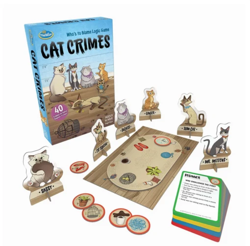 Thinkfun Cat Crimes -Children Toys Store cc