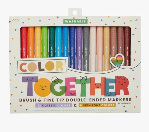 Ooly Color Together Markers -Children Toys Store color together double end markers busybeetoys