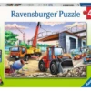 Ravensburger Construction & Cars 2 X 24 Pc Puzzle -Children Toys Store construction cars