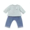 Corolle Striped T-Shirt & Pants - 12" -Children Toys Store corolle striped tshirt outfit 12 inchedoll buaybeetoys.net