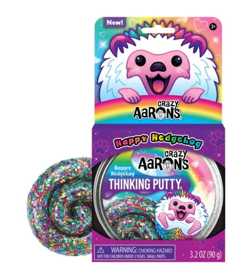 Happy Hedgehog Thinking Putty -Children Toys Store crazy aaron trendsetters pets happy hedgehog HG020 busy bee toys