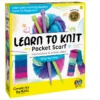 Learn To Knit Pocket Scarf -Children Toys Store creativity for kids learn to knit pocket scarf bus