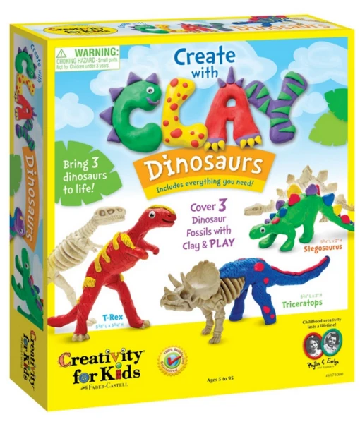 Create With Clay Dinosaurs -Children Toys Store dino