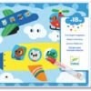 Djeco Hidden Sky Paint With Water Set -Children Toys Store dj09061