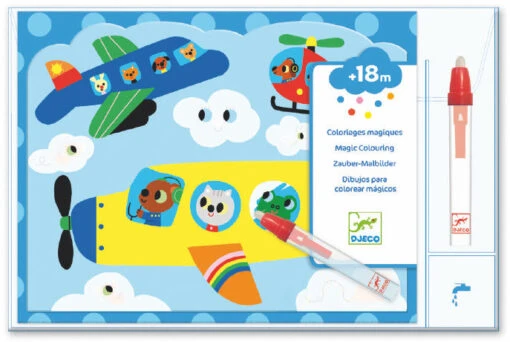 Djeco Hidden Sky Paint With Water Set -Children Toys Store dj09061