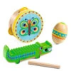 Djeco Animambo Guiro, Maraca & Tambourine Toddler Instrument Set -Children Toys Store djeco Animambo Guiro Maraca Tambourine Toddler Instrument Set DJ06031 busy bee toys