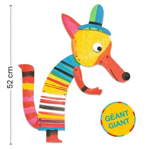 Djeco The Fox Family Painting Kit -Children Toys Store djeco Fox Family Painting Kit busybeetoys 1