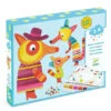 Djeco The Fox Family Painting Kit -Children Toys Store djeco Fox Family Painting Kit busybeetoys 2