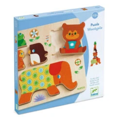 Djeco WoodyPile Wooden Puzzle -Children Toys Store djeco WoodyPile Wooden Puzzle toddler puzzle DJ01056 02 busybeetoys