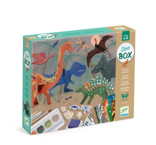 Djeco Dinosaur Multi-Activity Kit -Children Toys Store djeco dino mulit activity craft kit dj09331 busybe