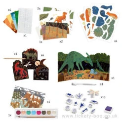 Djeco Dinosaur Multi-Activity Kit -Children Toys Store djeco dj09331 the world of dinosaurs multi craft k 231dea57 5217 4fed 8160 ca455a791363