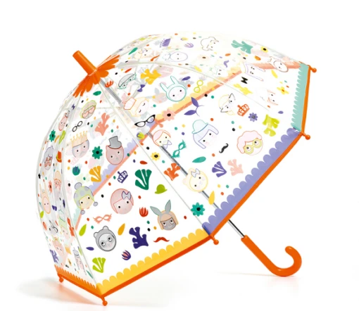 Djeco Faces Umbrella -Children Toys Store djeco faces umbrella busybeetoys