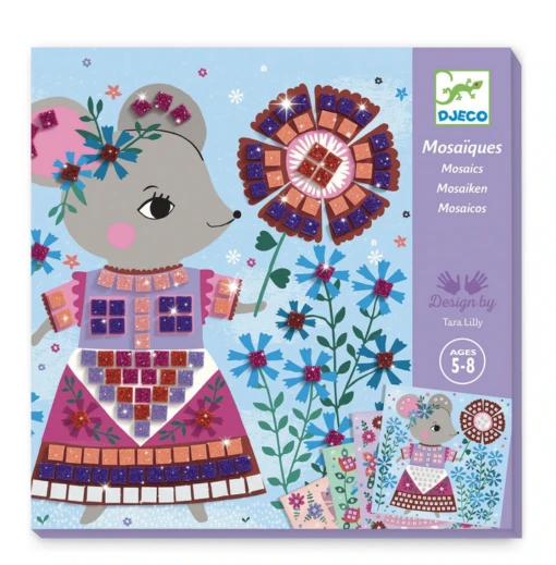 Djeco Lovely Pets Mosaics -Children Toys Store djeco lovely mosaic busy bee toys