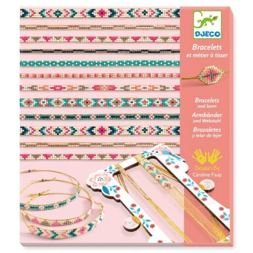 Djeco Tiny Beads Bracelet Loom Kit -Children Toys Store djeco tiny beads jewelry kit busybeetoys