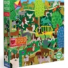 Eeboo Dogs In The Park 1000 Pc Square Puzzle -Children Toys Store dogsintheparkpuzzlebox